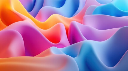 A 3D render of an abstract background featuring a dynamic interplay of shapes and patterns.