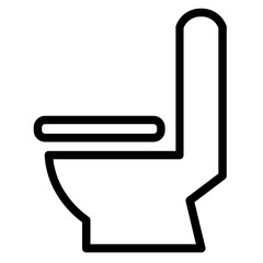Health Toilet Closet Line Icon