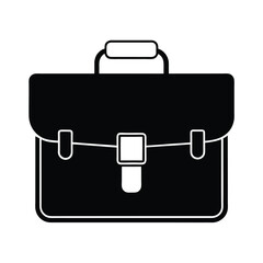 Black Briefcase Icon Business, Professional, Office, Work, Bag, Portfolio, Attache, Case, Documents,