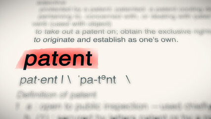 A close-up illustration of the word 