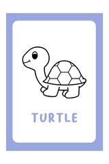 Colorful Cartoon Farm Animal Flash Cards Printable