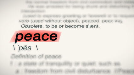 A close-up illustration of the word 