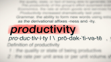 A close-up illustration of the word 