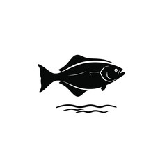 vector illustration of a fish