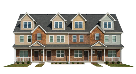 Modern TwoStory House Architectural Design Render
