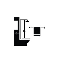 3d rendered illustration of a modern bathroom