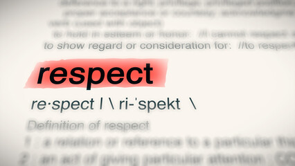 A close-up illustration of the word 