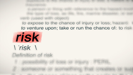 A close-up illustration of the word 