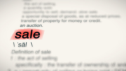 A close-up illustration of the word 
