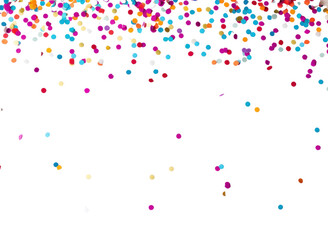 PNG Party confetti border background white white background.
