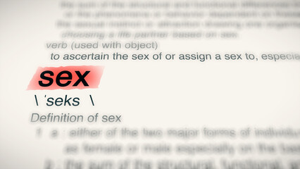 A close-up illustration of the word 