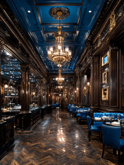 Fototapeta premium fine dining restaurant