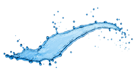 Dynamic Water Splash Blue Liquid Flowing Texture
