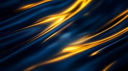 Sophisticated Luxury Business Background with Elegant Golden Highlights and Soft Ambient Glow