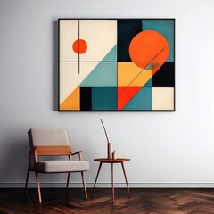 an AI Image Generator, Modern Abstract Geometric Design