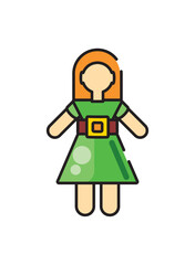 Saint Patrick's Day Icon Illustration