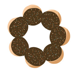 Donuts Glazzey choco Sparkling