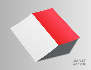Dl Leaflet Mockup Design in Grey Background