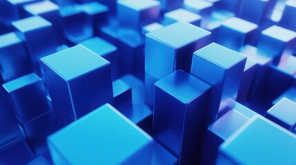 Obraz premium A vibrant 3D render featuring an abstract colorful shape with dynamic forms and hues.