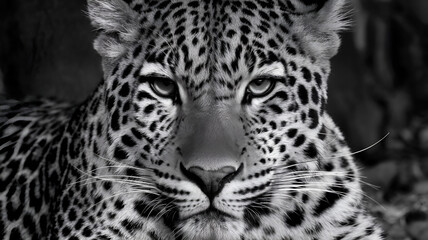 Obraz premium close up portrait of a leopard