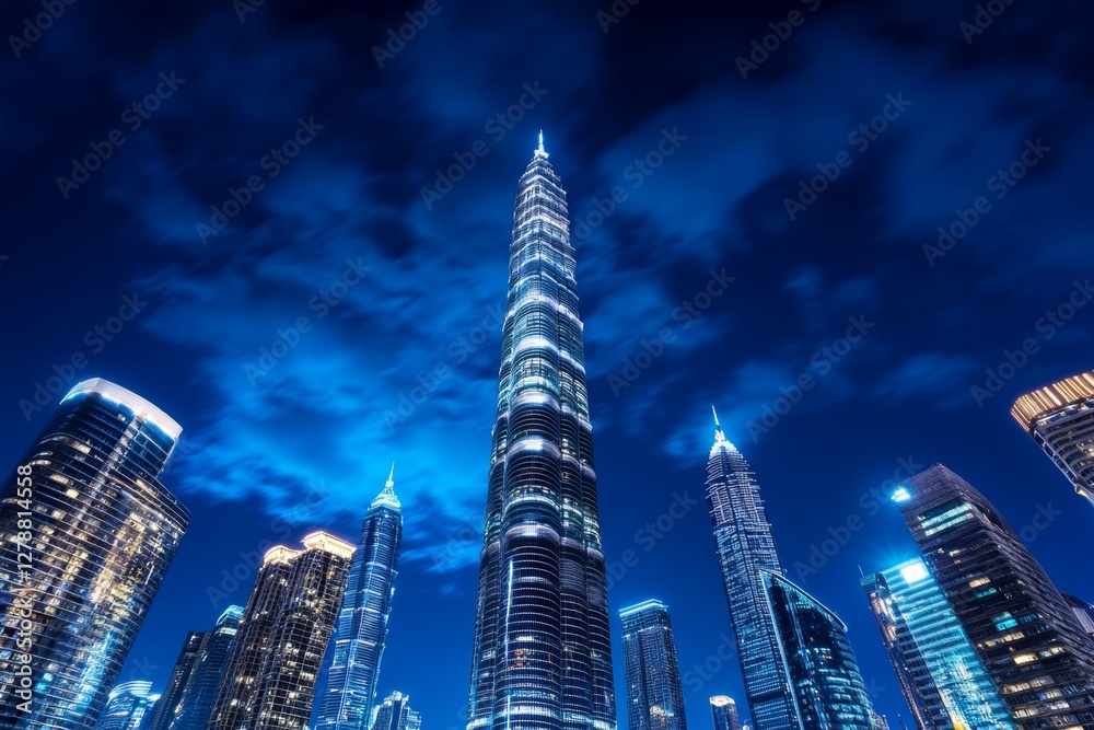 Poster 5g wireless network, high speed internet, cloud computing or connect diagram technology, data storag