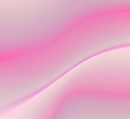 Fototapeta premium Neon gradient wave light in pink and White tones on dark background creates futuristic and vibrant visual effects for modern tech or artistic abstract illustrations. Generative AI