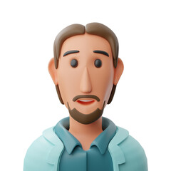 Doctor avatar 3d illustration