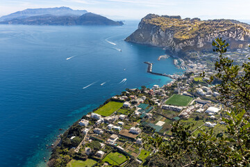 Capri Island from above