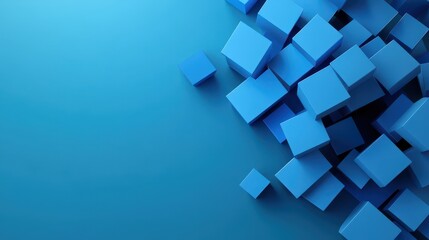 Obraz premium A visually striking 3D render featuring abstract rounded lines gracefully flowing across a light background.