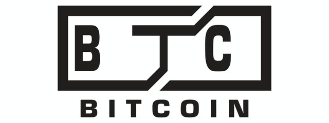 the letters btc are combined in the shape of a box