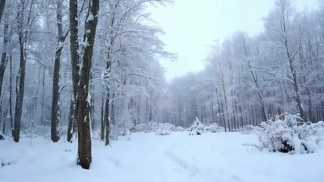 Winter Wonderland Fireplace: A Seamless Loop of Crackling Fire, Snowy Forest, and Soft Lighting for Relaxation and Comfort. Use as a Screensaver, Background, or to Create a Hygge Atmosphere.

