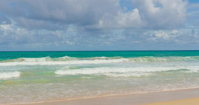 Landscape tropical beach and sea