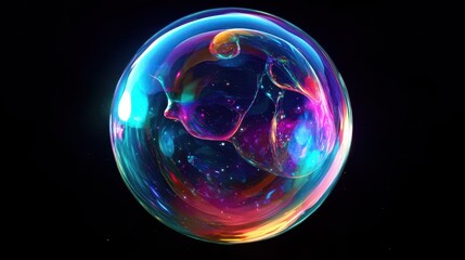 An abstract 3D animation depicting the flow of energy in a seamless, looped 4K video.