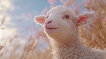 Fototapeta premium Sheep in Field