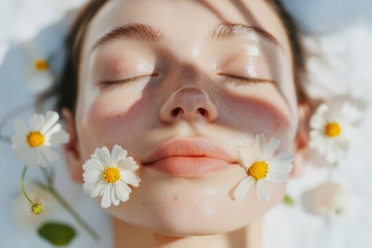 Muse of Spring Naturally Radiant Facial Renewal with Floral Essence - Equinox Skincare Treatments for Seasonal Rejuvenation and Wellness in Spa Industry