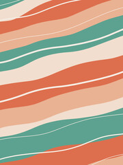 Obraz premium Green brown abstract background. Illustration for banner, poster, card