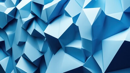 Obraz premium An abstract 3D render featuring geometric blocks on a dark background.