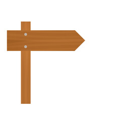 Illustration of a wooden board