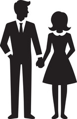 couple holding hands 