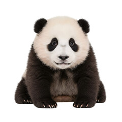 Obraz premium baby panda isolated on transparent background