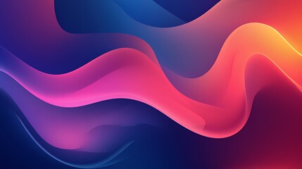 Abstract Colorful Wave Background Design