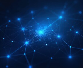 Fototapeta premium Cosmic Digital Network