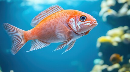 Fototapeta premium Aquaculture Smart Monitoring Concept, AI-Driven Systems for Identifying Disease Prevention Strategies in Aquatic Environments