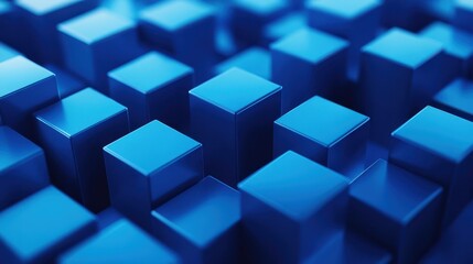 Fototapeta premium An abstract 3D render showcases a visually intriguing composition with geometric shapes and dynamic forms.