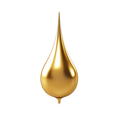 oil serum isolated on white
