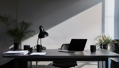 햇살이 비추는 사무실 업무 환경