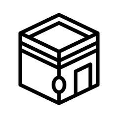 Kaaba line icon