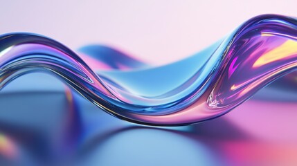 Naklejka premium An abstract 3D render showcases a visually intriguing composition with geometric shapes and dynamic forms.