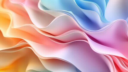 Obraz premium An abstract animation features a seamless loop with vibrant color refraction effects, set against a dynamic background.