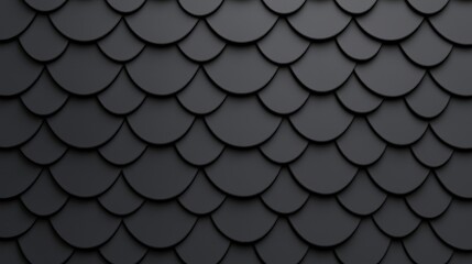 Elegant Black Scaled Texture Design Ideal for Backgrounds and Artistic Projects